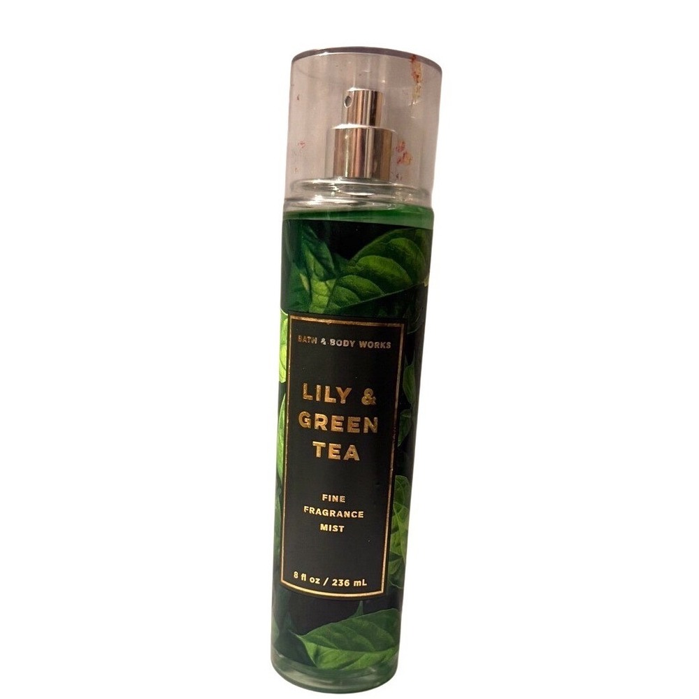 Bath & Body Works Lily & Green Tea Fine Fragrance Mist 8 oz Spray Bottle New